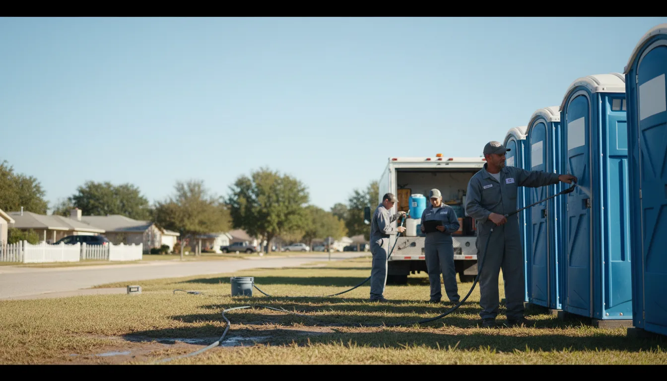 Long-Term Portable Toilet Rental in Channing, MI near me